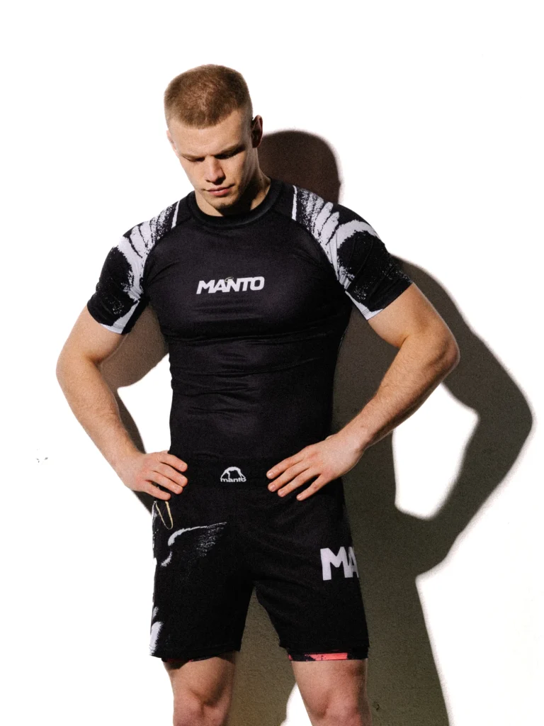 Sublimated Short-Sleeve Grappling Rash Guard