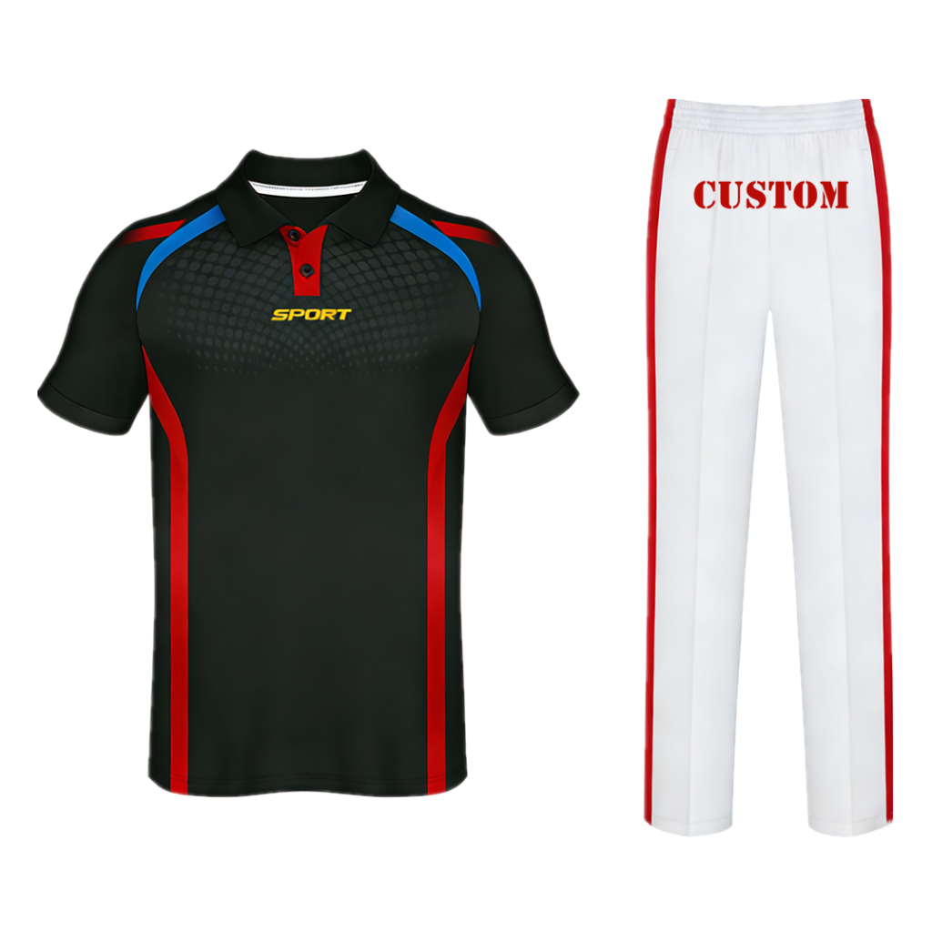 Custom Sublimated Cricket Uniform for Men – Jersey & Trouser Set
